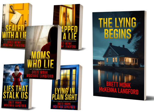 Moms Who Lie Complete Series Bundle, all 5 books plus The Lying Begins prequel novella